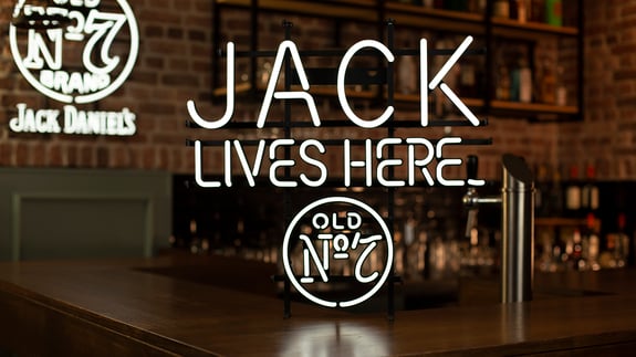 Jack Lives Here LEDNeon, 2019-743, Witte versie - 1920x1080 verhouding - Hoge resolutie